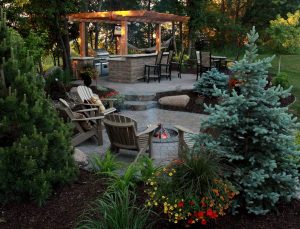 Outdoor Kitchen Landscape Project MN